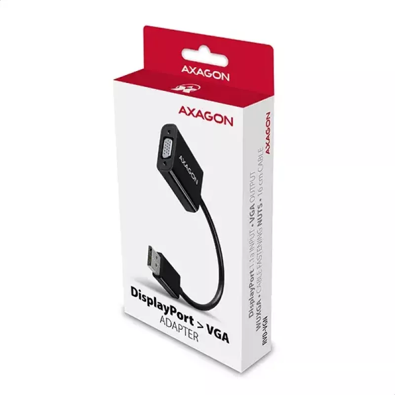 Videokabeladapter Axagon RVD-VGN DisplayPort auf VGA 0,16 m