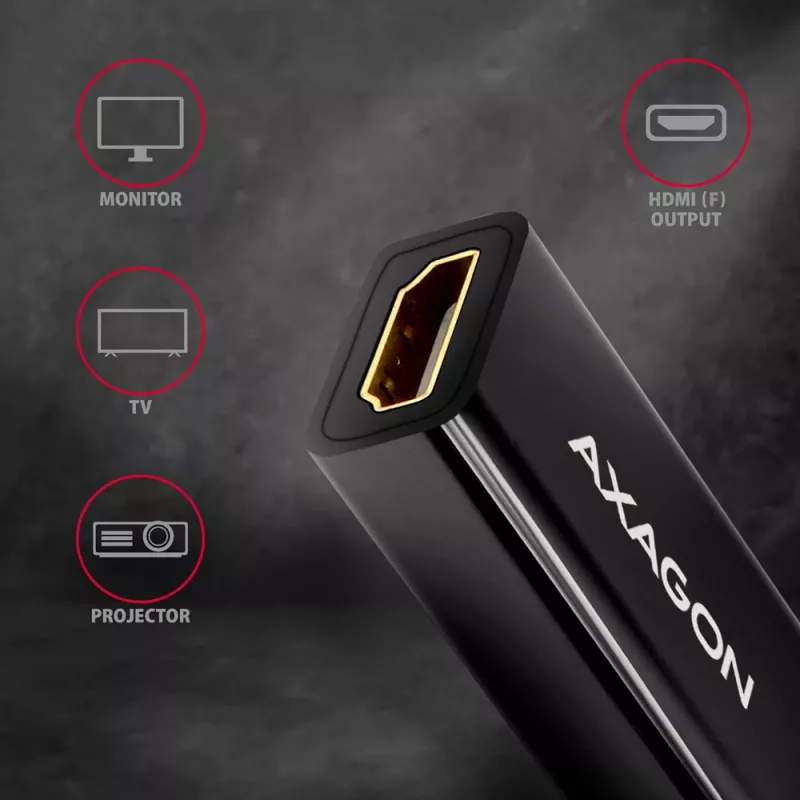 Axagon RVD-HI14N DisplayPort -> HDMI 1.4 Adapter 4K/30Hz