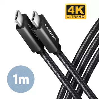 Axagon BUCM32-CM10AB SPEED+ USB-C USB 20Gbps/100W Kabel 1 m