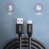 Axagon BUCM3-AM20AB SPEED USB-C <> USB-A 3.2 Gen 1 Kabel 2 m
