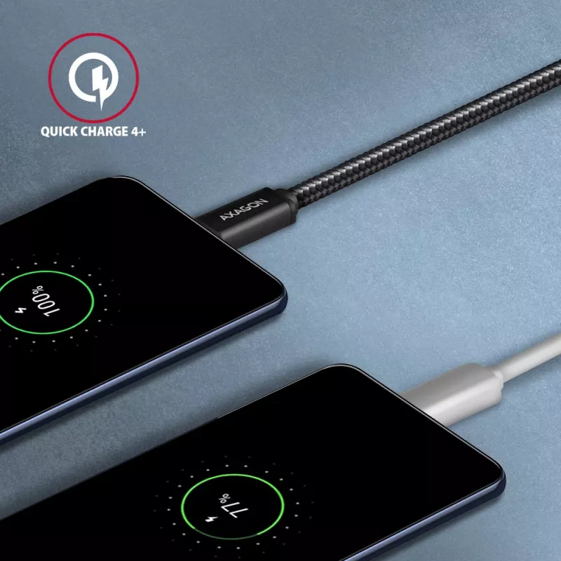 Axagon BUCM3-CM20AB SPEED USB-C <> USB-C 3.2 Gen 1 Kabel 2 m
