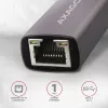 AXAGON ADE-TRC USB-C Gigabit-Ethernet-Adapter, 10/100/1000, Titan Grey