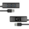 Axagon HUE-S2B 4x USB 3.0 CHARGING Hub, Stromversorgung über Micro-USB