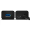 Axagon HUE-S2BL 4x USB 3.0 CHARGING Hub mit 1,2 m Kabel, Stromversorgung über Micro-USB