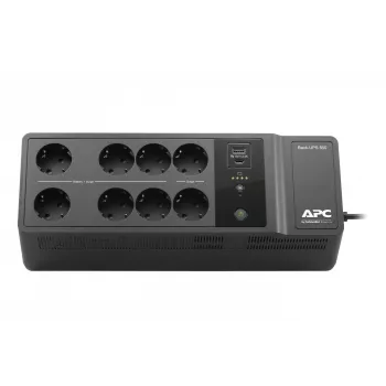 APC Back-UPS BE850G2-GR - Notstromversorgung 8 Steckdosen, 850VA, 2 USB-Ladegeräte, 1 USB-Datenanschluss