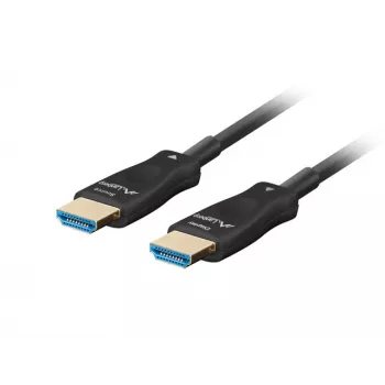 LANBERG HDMI-Kabel - M/m v2.1 Optical AOC - 20m Schwarz