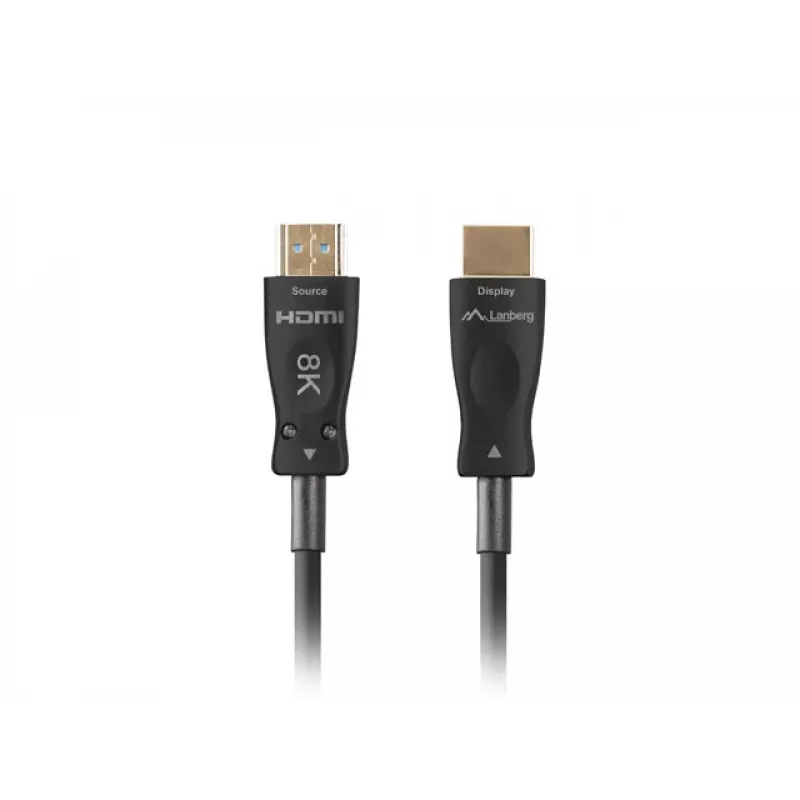 LANBERG HDMI-Kabel - M/m V2.1 Optical AOC - 30m Schwarz