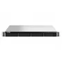 QNAP TS-464U NAS Rack (1U) Intel® Celeron® N5095 8 GB DDR4 0 TB QNAP Turbo System Aluminium, Schwarz