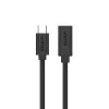Unitek C14086BK-1.5M USB-C-Verlängerungskabel (St./Bu.), 10 Gbps, 4K, PD 100 W, 1,5 m, schwarz