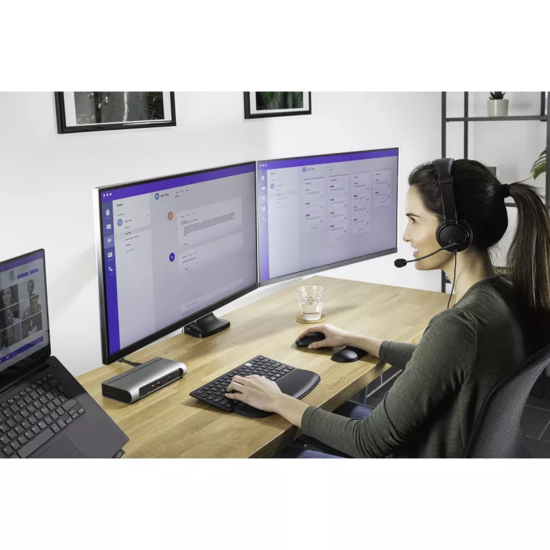 Dual-Monitor-Arm Kensington SmartFit One-Touch K59601WW