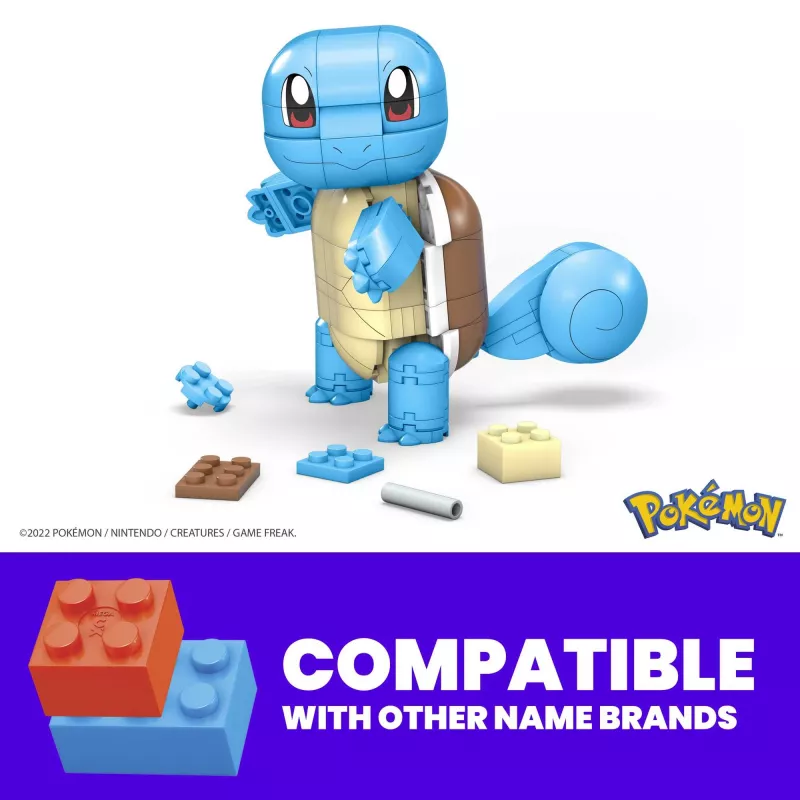 MEGA Pokémon Construx Build and Show Squirtle Baukasten, Baukasten, 7 Jahr(e), Kunststoff, 199 Stück(e), 339.3 g