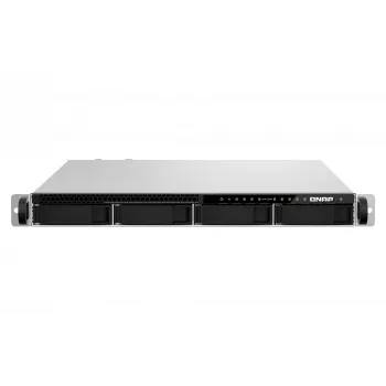 QNAP TS-h987XU-RP NAS Rack (1U) Intel Xeon E E-2334 16 GB DDR4 QuTS hero Black, Silber