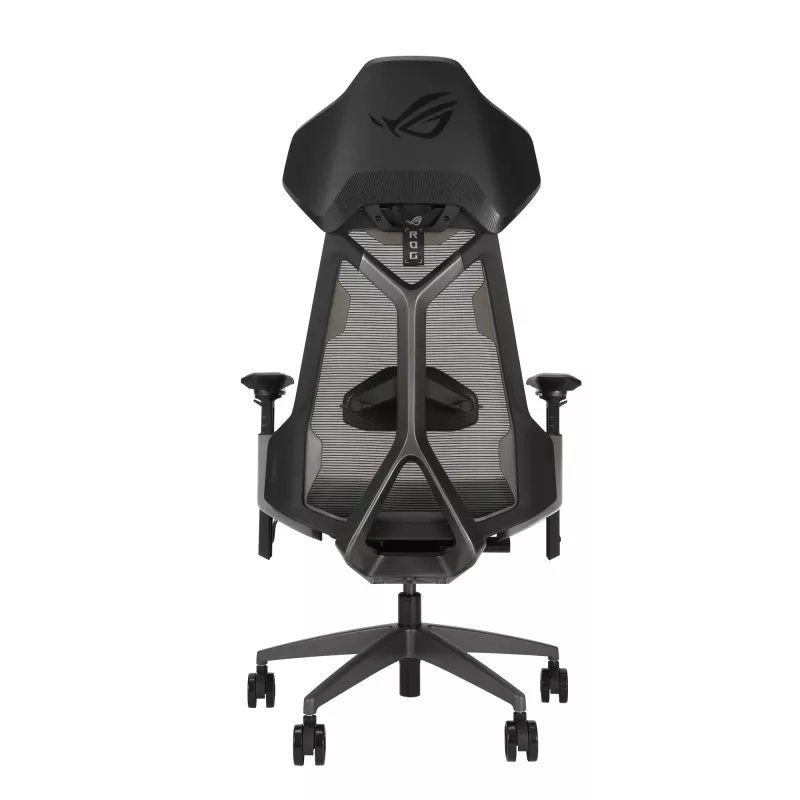 Mesh-Sitz ASUS ROG Destrier Ergo Mesh-Rückenlehne Schwarz 720mm 840mm 134cm