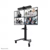 Neomounts Select AFLS-825BL1 Video- und Multimedia-Kit (Kameraablage, AV-Ablage, Logitech Rally Bar (Mini) Adapter) für FL50S-825BL1, max. 9 kg, Stahl, schwarz