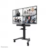 Neomounts Select AFLS-825BL1 Video- und Multimedia-Kit (Kameraablage, AV-Ablage, Logitech Rally Bar (Mini) Adapter) für FL50S-825BL1, max. 9 kg, Stahl, schwarz