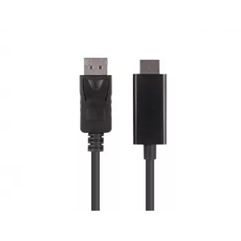 LANBERG Kabeladapter DisplayPort HDMI Schwarz