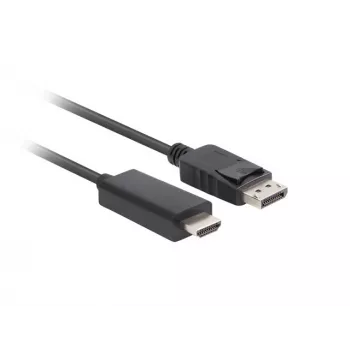 DisplayPort-auf-HDMI-Kabel LANBERG CA-DPHD-11CC-0050-BK, DisplayPort 1.1 (Stecker) auf HDMI (Stecker), 5 m, 1080p, 60 Hz