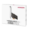 Axagon PCES-SA4M2 PCIe Controller 2x interner SATA 6G Port + M.2 B-Key Schnittstellenkarten/Adapter M.2, SATA