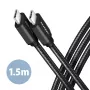 USB-Kabel Axagon BUCM3-CM15AB 1,5 m USB 3.2 Gen 1 Schwarz