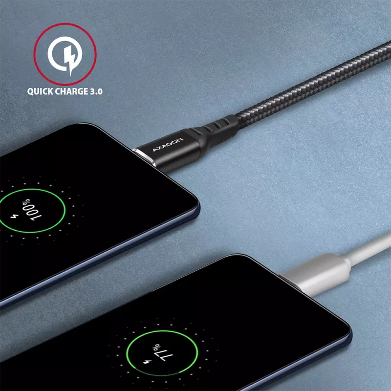 Axagon BUCM-AM10AB HQ USB-C USB-A Kabel 1 m