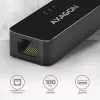 AXAGON ADE-XR USB 2.0 Typ-A auf Fast Ethernet 10/100 Adapter, RJ-45, Realtek RTL8152, schwarz, 23 g