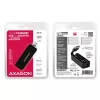 AXAGON ADE-XR USB 2.0 Typ-A auf Fast Ethernet 10/100 Adapter, RJ-45, Realtek RTL8152, schwarz, 23 g