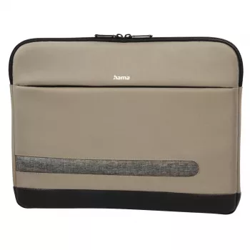 Sleeve-Case Hama Terra 39,6 cm (15,6 Zoll) Beige 1 Fronttasche
