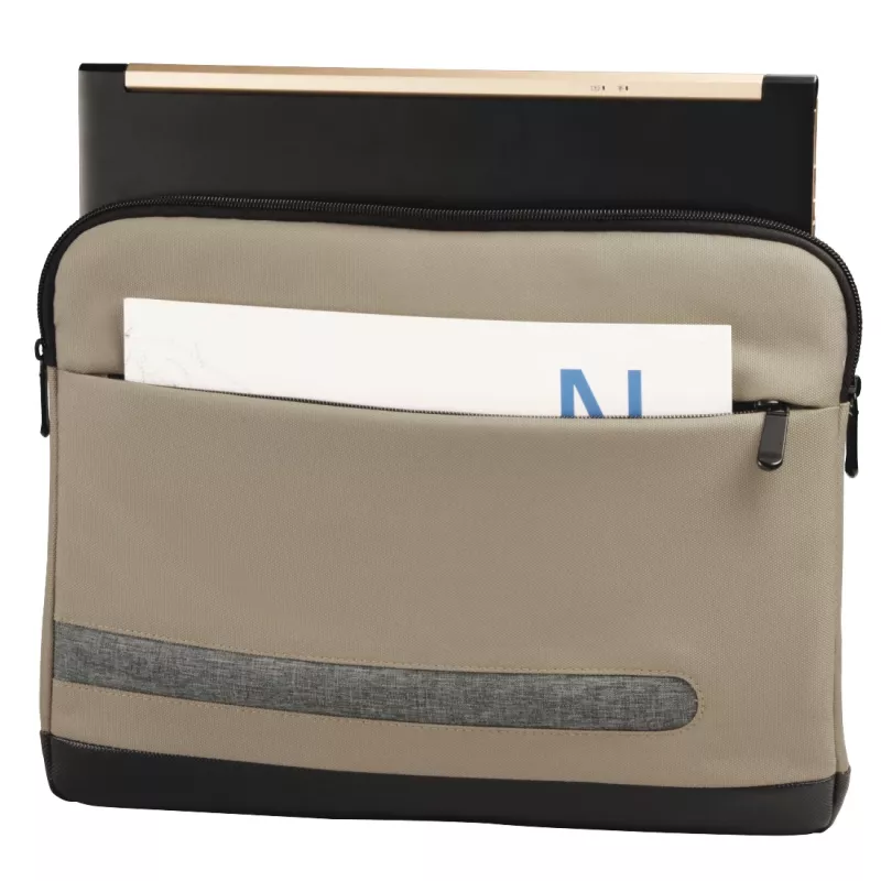 Hama Terra 00217237 Laptop-Sleeve 39,6 cm (15,6 Zoll), recyceltes Polyester, beige