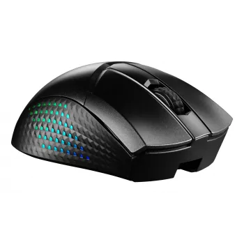 MSI CLUTCH GM51 LIGHTWEIGHT WIRELESS Maus Gaming Rechtshänder RF + Bluetooth + USB Typ-C Optisch 26000 DPI