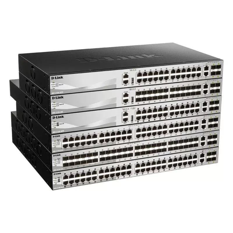D-Link DGS-3130-54PS/E Netzwerk-Switch Managed L3 Gigabit Ethernet (10/100/1000) Power over Ethernet (PoE) Grau