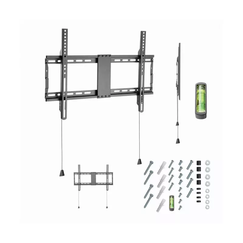 Gembird WM-80F-01 feste TV-Wandhalterung, 37–80 Zoll, bis 70 kg, VESA bis 600x400, schwarz