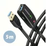 Axagon ADR-305 USB 3.2 Gen 1 A-M -> A-F aktives Verlängerungs-/Repeaterkabel 5 m