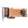 QNAP QM2-4P-384 Schnittstellenkarten/Adapter Intern PCIe