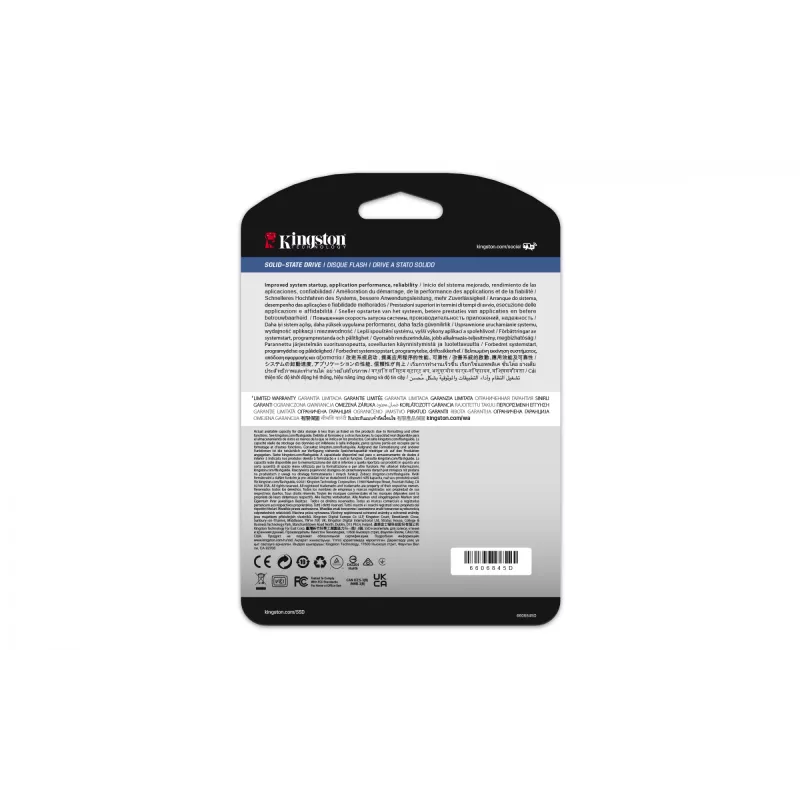 SSD-Festplatte Kingston Technology 7680G 7,68 TB 2,5 Zoll SATA SEDC600M/7680G