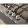Whirlpool TGML 661 IX R Edelstahl Einbau 58 cm Gas 4 Zone(n)