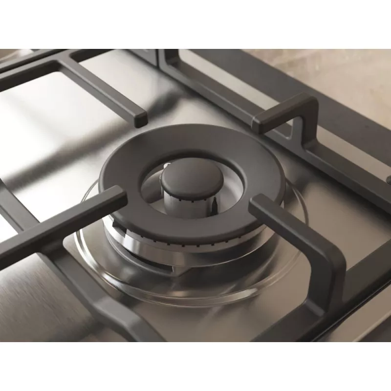 Whirlpool TGML 661 IX R Edelstahl Einbau 58 cm Gas 4 Zone(n)