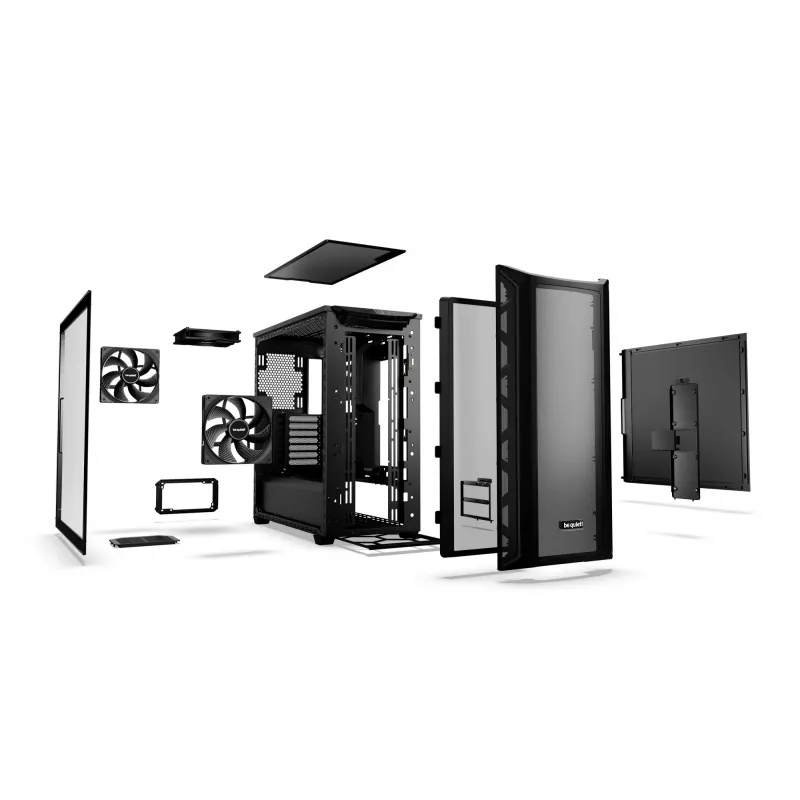 PC-Gehäuse be quiet! Shadow Base 800 Midi Tower Schwarz