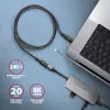 Axagon BUCM32-CF15AB SPEED+ USB-C USB 20Gbps Verlängerungskabel 1,5 m
