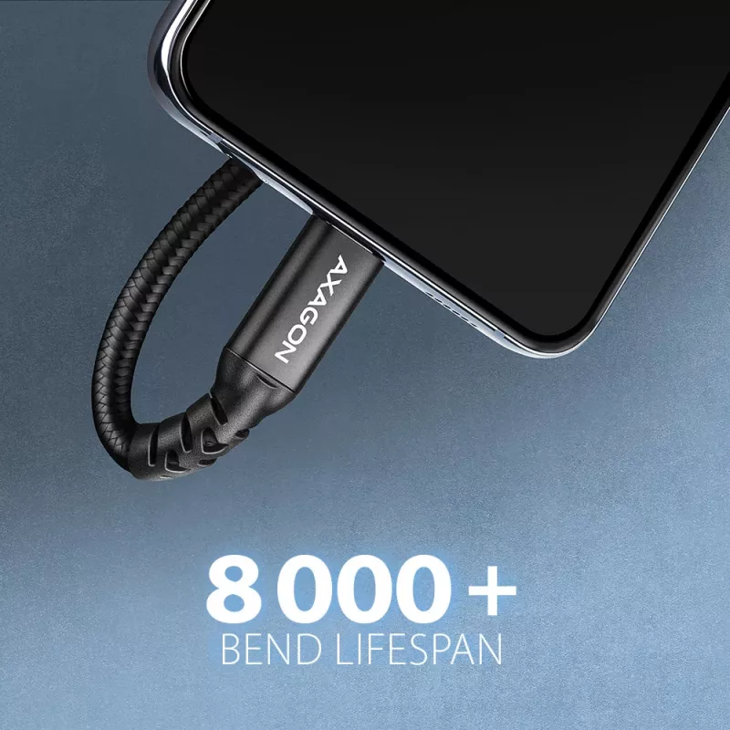 Axagon BUCM32-CF15AB SPEED+ USB-C USB 20Gbps Verlängerungskabel 1,5 m