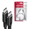 USB-Kabel Axagon BUCM-CM10AB 1m USB 2.0 USB C Schwarz