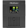 Unterbrechungsfreie Stromversorgung QOLTEC 53770, Line-Interactive USV 1,5 kVA (900 W), 2 C13-Ausgänge, AVR, LCD, USB Typ-B