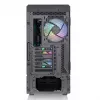 Thermaltake Ceres 500 TG ARGB Midi-Tower PC-Gehäuse, E-ATX, Hartglas, 3x 140 mm ARGB-Frontlüfter, USB-C, schwarz