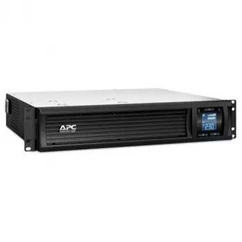APC Smart-UPS C, Line-Interactive, 2000VA, Rackmount 2U, 230V, 6x IEC C13-Steckdosen, USB- und serielle Kommunikation, AVR, grafisches LCD