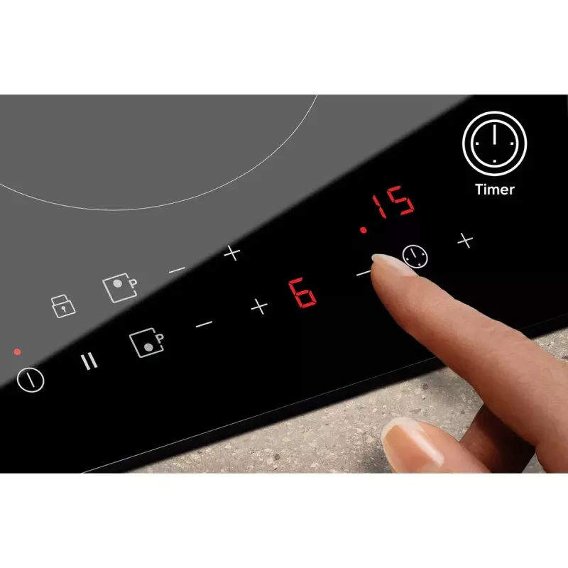 Induktionskochfeld Electrolux LIT30230C — 2-Zonen-Einbau, 29 cm Breite, schwarz, Touch-Steuerung, 210/145 mm Zonen