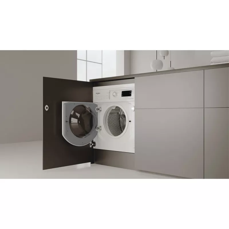 Whirlpool BI WMWG 81485 PL Einbau-Waschmaschine, Frontlader, 8 kg, 14 Programme, Energieklasse B, weiß