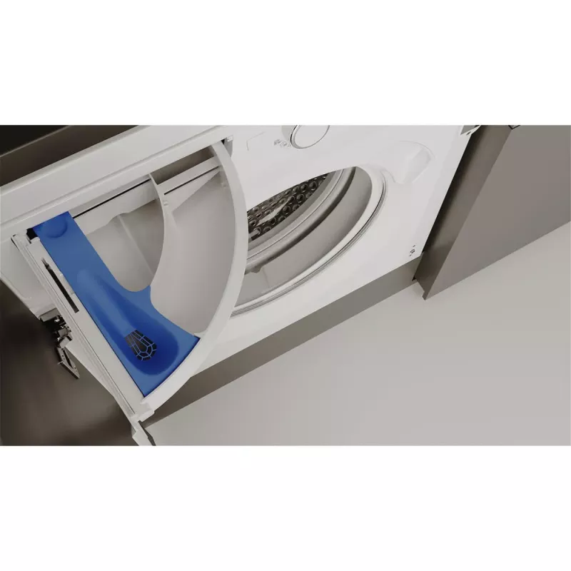 Whirlpool BI WMWG 81485 PL Einbau-Waschmaschine, Frontlader, 8 kg, 14 Programme, Energieklasse B, weiß