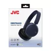 JVC HA-S36W-A-U kabellose Kopfhörer, Bluetooth, Multipoint, 35 h Wiedergabezeit, eingebautes Mikrofon, USB-C, blau