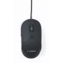 Gembird MUS-UL-02 beleuchtete USB-Maus, 6 Tasten, schwarz