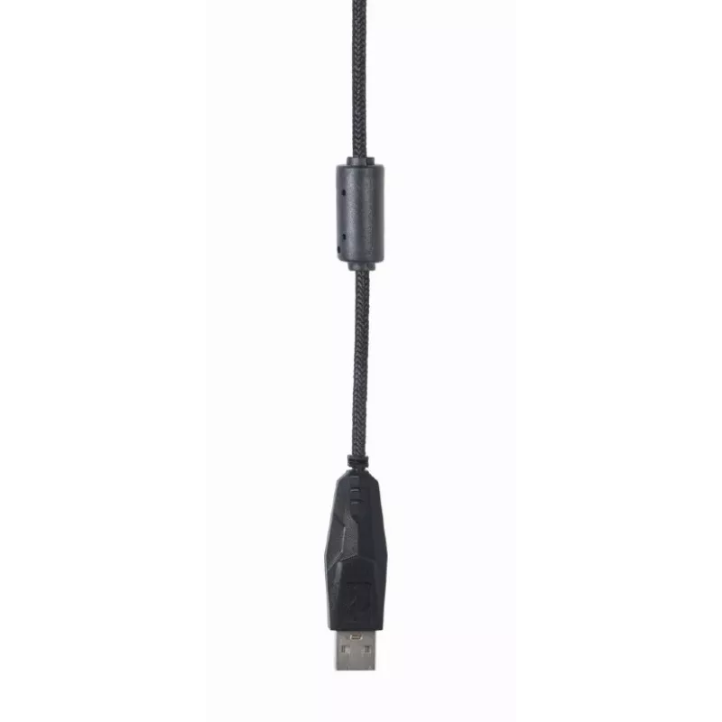 Gembird MUS-UL-02 beleuchtete USB-Maus, 6 Tasten, schwarz