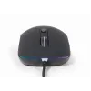 Gembird MUS-UL-02 beleuchtete USB-Maus, 6 Tasten, schwarz